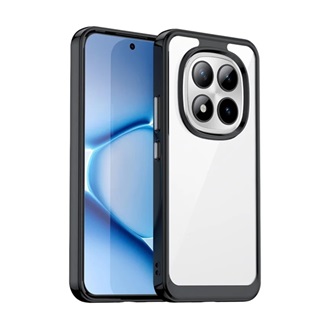 Poco M8 Pro / Redmi Note 15 Pro Plus 5G GIGAPACK Szilikon telefonvédő ütésállóság, átlátszó hátlap, FEKETE