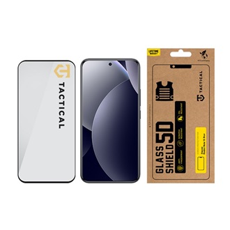 Poco M8 Pro / Redmi Note 15 Pro Plus 5G TACTICAL GLASS SHIELD 5D képernyővédő üveg 5D, 9H, FEKETE
