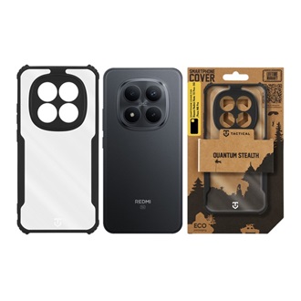 Poco M8 Pro / Redmi Note 15 Pro Plus 5G TACTICAL QUANTUM STEALTH szilikon telefonvédő ütésállóság, kameravédő, FEKETE