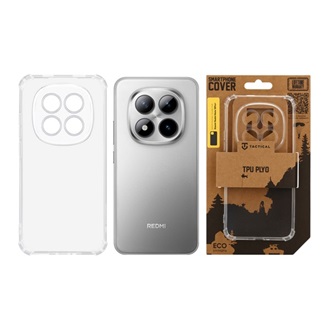 Poco M8 Pro / Redmi Note 15 Pro Plus 5G TACTICAL TPU PLYO szilikon telefonvédő ütésállóság, légpárnás sarok, ÁTLÁTSZÓ