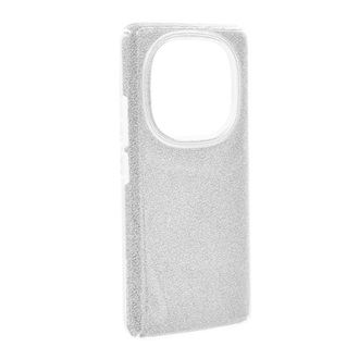 Poco M8 / Redmi Note 15 5G GIGAPACK Szilikon telefonvédő műanyag belső, csillogó hátlap, EZÜST