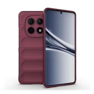 Poco M8 / Redmi Note 15 5G GIGAPACK Szilikon telefonvédő ütésállóság, 3D, BORDÓ