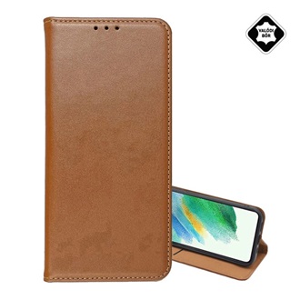 Poco M8 / Redmi Note 15 5G GIGAPACK Tok álló, valódi bőr FLIP, asztali tartó, VILÁGOSBARNA