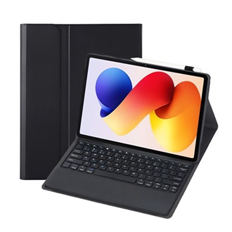 Poco Pad M1 / Redmi Pad 2 Pro GIGAPACK Tok álló, bőr hatású FLIP, ceruza tartó, FEKETE