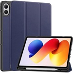 Poco Pad M1 / Redmi Pad 2 Pro GIGAPACK Tok álló, bőr hatású aktív FLIP, ceruza tartó, SÖTÉTKÉK