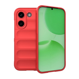 Poco X8 Pro GIGAPACK Szilikon telefonvédő ütésállóság, 3D, PIROS