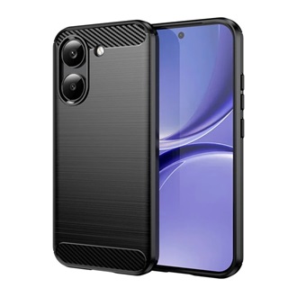 Poco X8 Pro GIGAPACK Szilikon telefonvédő ütésállóság, karbon minta, FEKETE