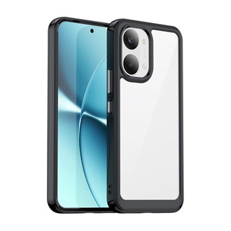 Poco X8 Pro Max GIGAPACK Szilikon telefonvédő ütésállóság, átlátszó hátlap, FEKETE