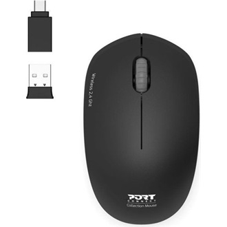 Port Designs Collection optikai vezeték nélküli egér szürke