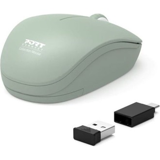 Port Designs Collection optikai vezeték nélküli egér zöld
