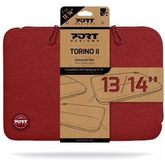 Port Designs Torino II Sleeve 13-14" notebook táska piros