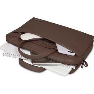 Port Designs Zurich Topload 14-15,6" notebook poliészter oldaltáska barna