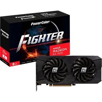 PowerColor Radeon RX 7600 Fighter 8GB GDDR6 128-bit grafikus kártya