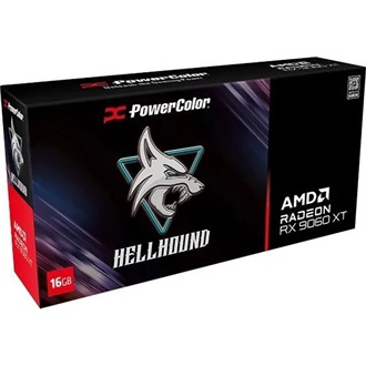 PowerColor Radeon RX 9060 XT Hellhound OC 16GB GDDR6 128-bit grafikus kártya