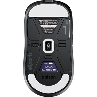 Pulsar X2 v3 eS Mini optikai vezeték nélküli gaming egér fekete (Bontott!)