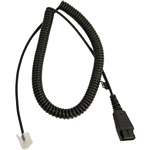 QD MUTE CABLE 0.5-2M SPIRAL QD RJ45 TO BIZ 2400