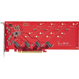 StarTech QUAD M.2 PCIE X16 SSD ADAPTER WITH BIFURCATION PCIE 4.0