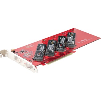 StarTech QUAD M.2 PCIE X16 SSD ADAPTER WITH BIFURCATION PCIE 4.0