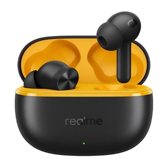 REALME BUDS T200 LITE bluetooth fülhallgató SZTEREO (v5.4, TWS, mikrofon, aktív zajszűrő, IPX4 + töltőtok) FEKETE