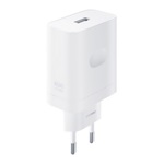 REALME SUPERVOOC hálózati töltő USB aljzat (45W, gyorstöltő) FEHÉR (Gigapack csomagolás)