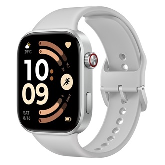 REDMI Watch 6 NFC okosóra (szilikon szíj, aktivitásmérő, pulzusmérő, GPS, 5ATM, vízálló, 150+ sport mód, NFC) SZÜRKE
