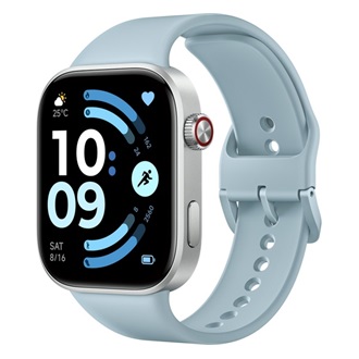 REDMI Watch 6 okosóra (szilikon szíj, aktivitásmérő, pulzusmérő, GPS, 5ATM, vízálló, 150+ sport mód) VILÁGOSKÉK