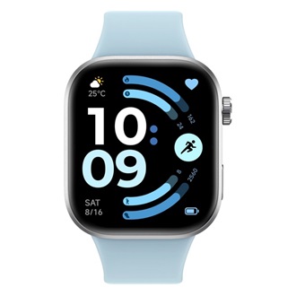 REDMI Watch 6 okosóra (szilikon szíj, aktivitásmérő, pulzusmérő, GPS, 5ATM, vízálló, 150+ sport mód) VILÁGOSKÉK
