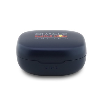 RED BULL PRINTED LOGO bluetooth fülhallgató SZTEREO (v5.3, TWS, zajszűrő, mikrofon + töltőtok) SÖTÉTKÉK