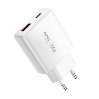 REMAX ULTRA THIN hálózati töltő USB-Type-C aljzat 20W, ultravékony, FEHÉR