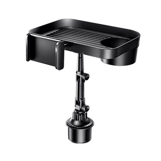 REMAX autós tartó pohártartóba, 4-6.5" méret + pohártartó, FEKETE