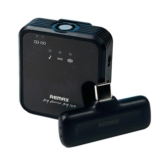 REMAX bluetooth mikrofon Type-C, LED jelzés, FEKETE