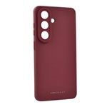 ROAR LUNA szilikon telefonvédő (ultravékony, matt, kameravédő, wireless) BORDÓ