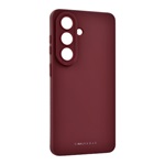 ROAR LUNA szilikon telefonvédő (ultravékony, matt, kameravédő, wireless) BORDÓ