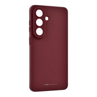ROAR LUNA szilikon telefonvédő (ultravékony, matt, kameravédő, wireless) BORDÓ