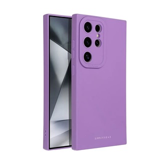 ROAR LUNA szilikon telefonvédő (ultravékony, matt, kameravédő, wireless) LILA