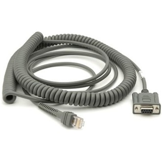 Zebra RS-232, Nixdorf Beetle, length: 2.8 m, coiled, 5V direct power, cable