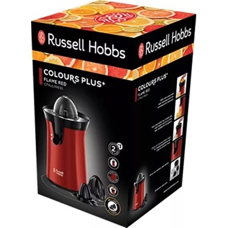 RUSSEL HOBBS Colours Plus+ 26010-56/RH Red citrusprés, kézi, kompakt, piros