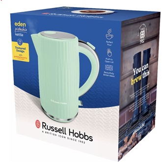 RUSSEL HOBBS EDEN 27364-70/RH vízforraló, pisztácia