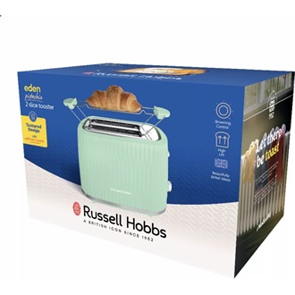 RUSSEL HOBBS EDEN 27374-56/RH 2 szeletes kenyérpirító, pisztácia