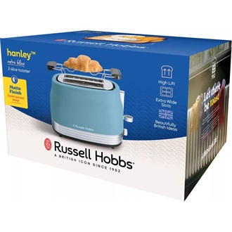 RUSSEL HOBBS HANLEY 28651-56/RH kék kenyérpirító, kompakt asztali kivitel