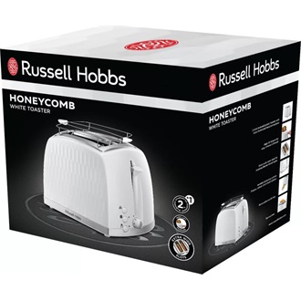 RUSSEL HOBBS HONEYCOMB 26060-56/RH 2 szeletes kenyérpirító, 1500W, fehér
