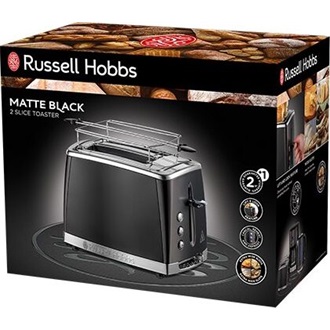 RUSSEL HOBBS MATTE BLACK 26150-56/RH kétszeletes kenyérpirító, matt fekete