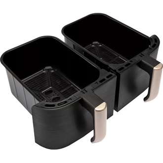 RUSSEL HOBBS SatisFry 27680-56/RH dupla kosaras 9 L Airfryer, fekete/pezsgő