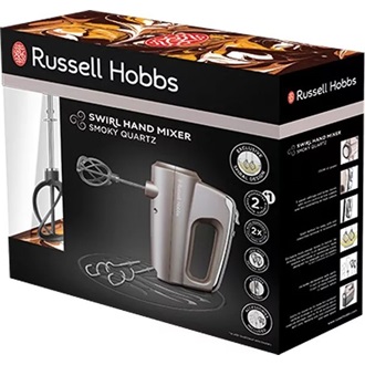 RUSSEL HOBBS Swirl 25892-56/RH kézi mixer, Smoky Quartz (Füstkvarc), kompakt, könnyű