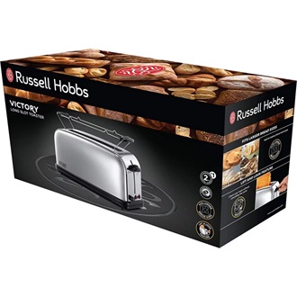 RUSSEL HOBBS Victory 23510-56/RH hosszúszeletes kenyérpirító, 1 betöltőnyílás, 2 szeletes, Long Slot L&L