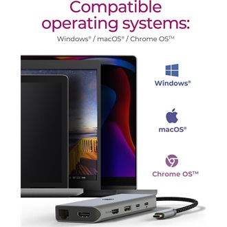 Raidsonic 12-in-1 USB-C dokkoló szürke
