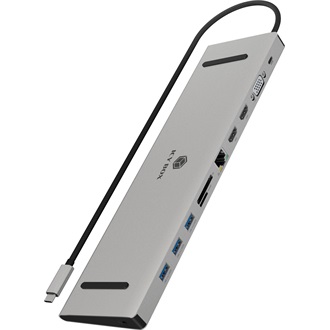 Raidsonic 11-in-1 USB-C dokkoló ezüst