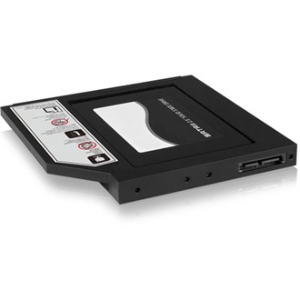 Raidsonic ICY BOX IB-AC640 5,25" slim ODD 9,5mm -> 1db 2,5" SATA beépítő keret fekete 9,5mm