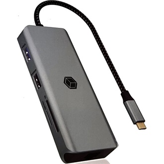 Raidsonic ICY BOX IB-DK4012-CPD USB-C dokkoló szürke
