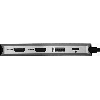 Raidsonic ICY BOX IB-DK4012-CPD USB-C dokkoló szürke